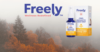 banner image for: Freely CBD Propolis Throat Spray Sees Record Sales as Fall Travel Season Kicks Off